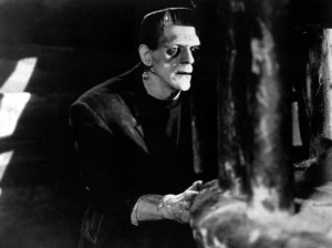 Boris Karloff as Frankenstein's monster